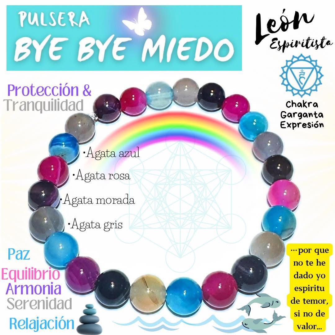 🩵PULSERA BYE BYE MIEDO.