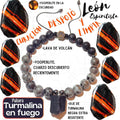 🔥⚫️Pulsera TURMALINA en fuego para curación, despojo y limpia de nuestro cuerpo energético.⚫️🔥