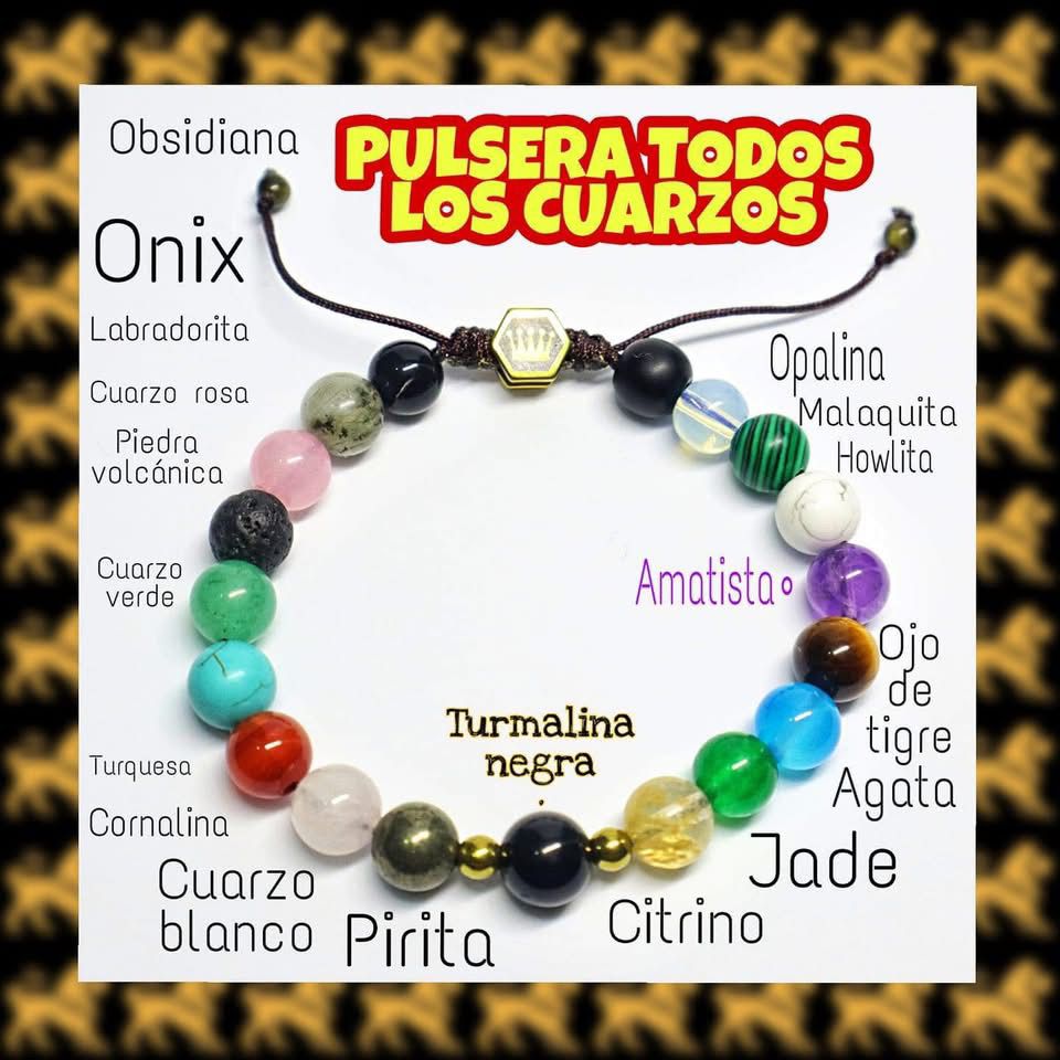 PULSERA TODOS LOS CUARZOS‼ ...la más completa🏅