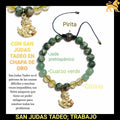 😇PULSERA SAN JUDAS TADEO; TRABAJO